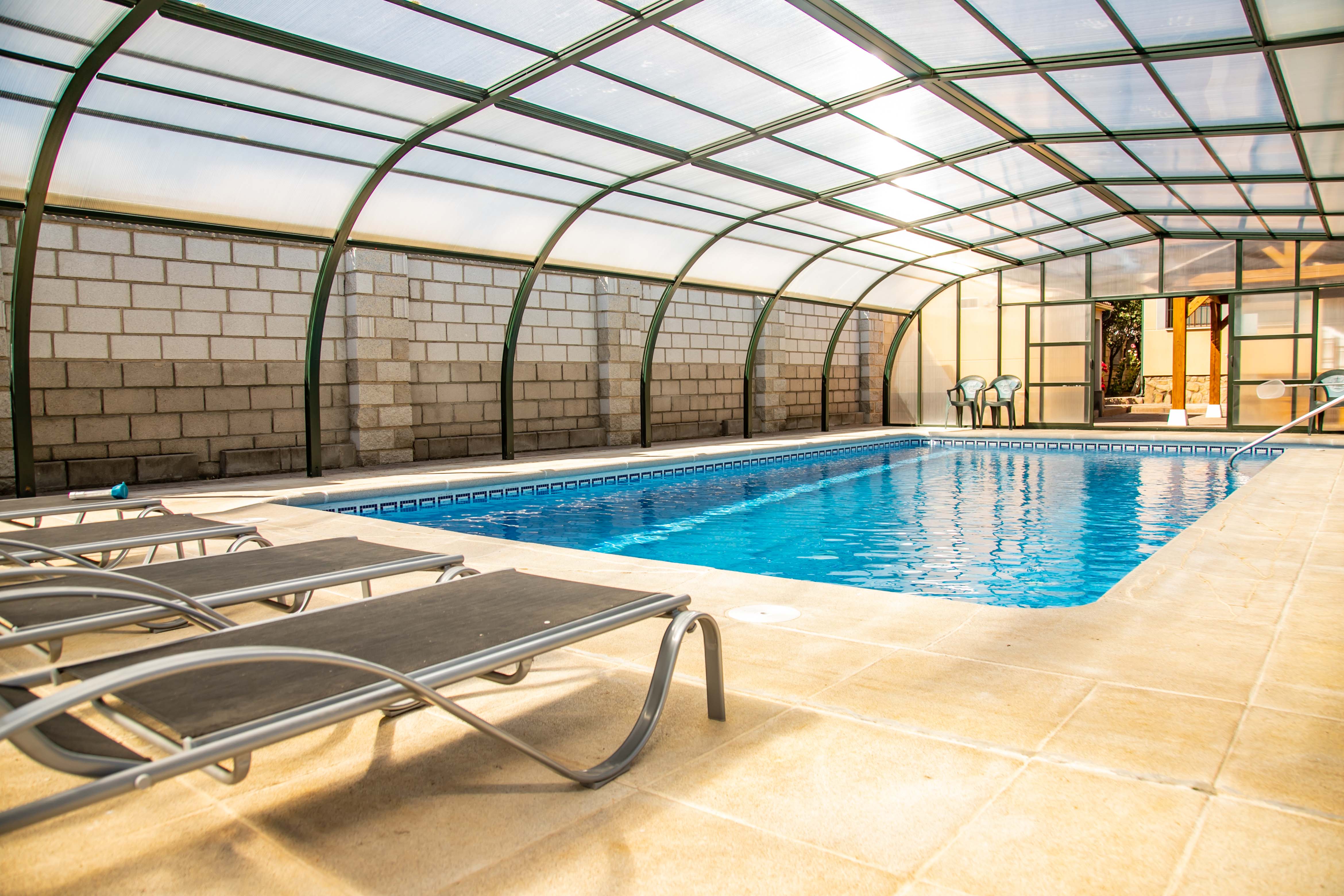 Piscina climatizada cubierta